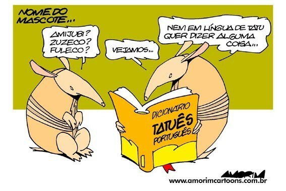 Charge gentilmente cedida por Amorim