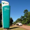 Entrada do Parque Zoobotânico em Carajás. Foto: Jeremy Bigwood/Agência Pública
