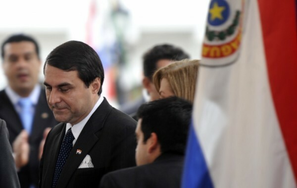 Federico Franco, em cerimônia de posse do seu gabinete, 25-06-12. Foto da Agência Brasil