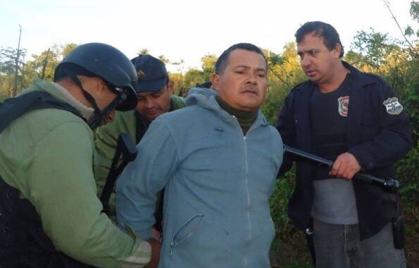 Ruben Villalba é preso pela polícia em 27 de setembro