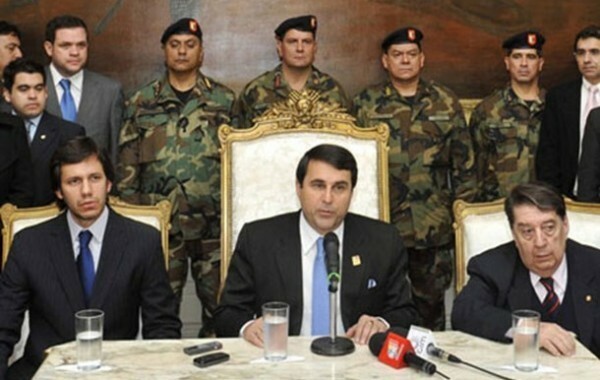 O presidente do Paraguai Federico Franco, que assumiu após o impeachment de Fernando Lugo em junho de 2012