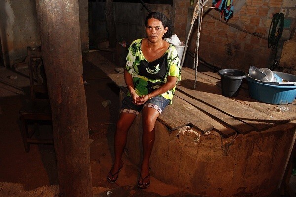 Nádia foi ameaçada pela mulher do fazendeiro, quando reclamava por terras desapropriadas pelo Incra (Foto: Ney Marcondes)