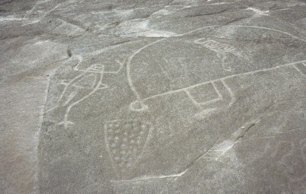As gravuras retratam os seres que provavelmente fazia parte do convívio das antigas populações que ali viviam. (Foto: Ivani Faria)