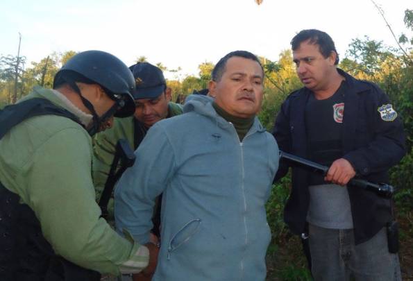 Ruben Villalba é preso pela polícia em 27 de setembro