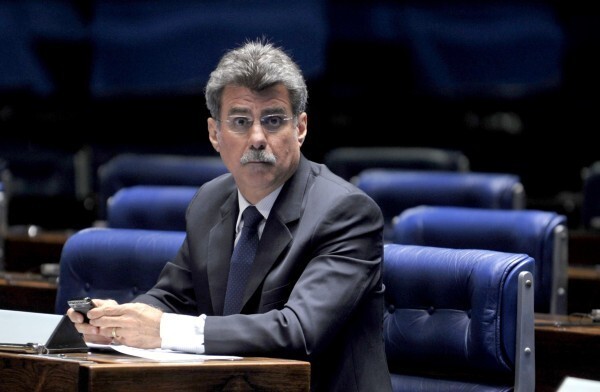 O senador Romero Jucá (PMDB/RR), investigado pela Procuradoria Geral da República sob acusação de favorecer a Vale