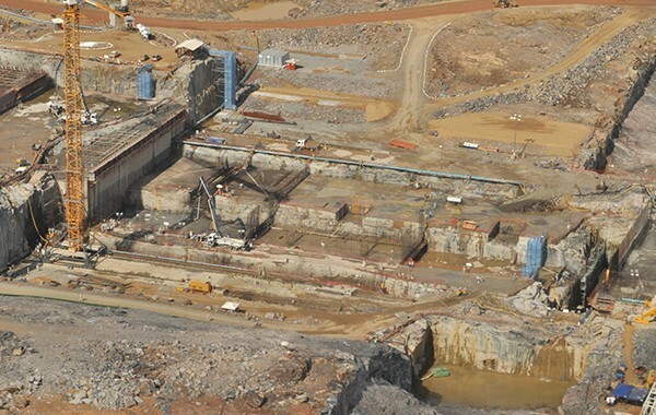 Casa de força sítio Pimental - Foto Consórcio Construtor Belo Monte