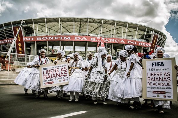 Baianas protestam em Salvador (Foto: Ninja)